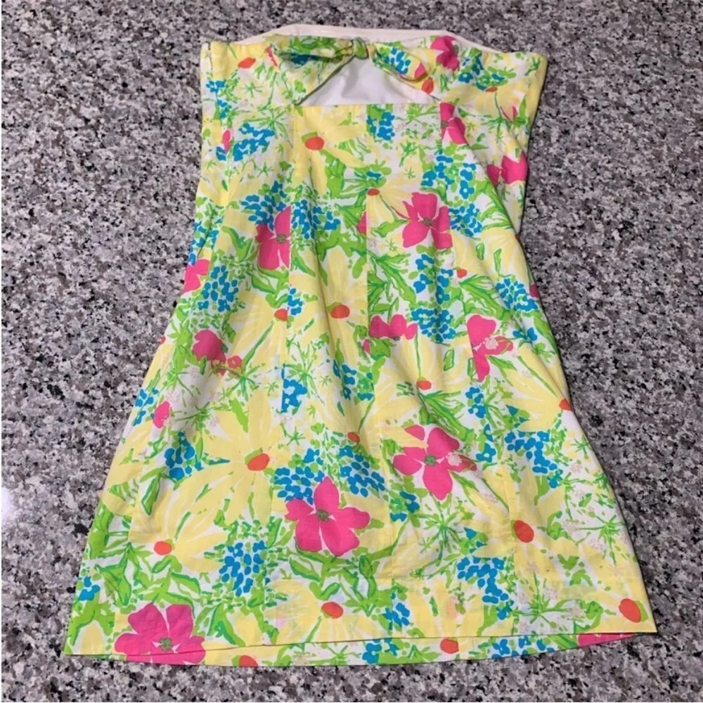 Lilly Pulitzer Dress 2 Summer Yellow - Picture 8 of 11